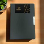 Leather Cover Planner with Silver Tag Thumbnail