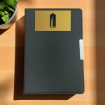 Leather Cover Planner with Silver Tag Thumbnail
