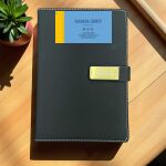 Leather Cover Planner with Magnetic Clip 02 Thumbnail