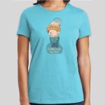 Premium Cotton CVC Roundneck T-shirt (Ladies) Thumbnail