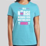 Premium Cotton CVC Roundneck T-shirt (Ladies) Thumbnail