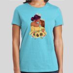 Premium Cotton CVC Roundneck T-shirt (Ladies) Thumbnail