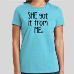 Premium Cotton CVC Roundneck T-shirt (Ladies) Thumbnail