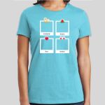 Premium Cotton CVC Roundneck T-shirt (Ladies) Thumbnail
