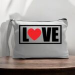 Canvas Pouch with Handle and Zipper Thumbnail