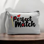 Canvas Pouch with Handle and Zipper Thumbnail