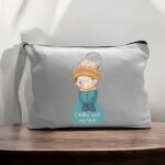 Canvas Pouch with Handle and Zipper Thumbnail