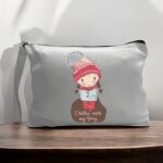 Canvas Pouch with Handle and Zipper Thumbnail