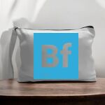 Canvas Pouch with Handle and Zipper Thumbnail
