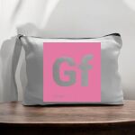 Canvas Pouch with Handle and Zipper Thumbnail