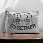 Canvas Pouch with Handle and Zipper Thumbnail