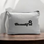 Canvas Pouch with Handle and Zipper Thumbnail