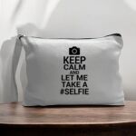 Canvas Pouch with Handle and Zipper Thumbnail