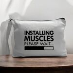 Canvas Pouch with Handle and Zipper Thumbnail