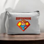 Canvas Pouch with Handle and Zipper Thumbnail