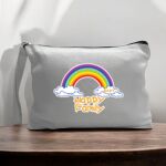 Canvas Pouch with Handle and Zipper Thumbnail