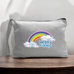 Canvas Pouch with Handle and Zipper Thumbnail