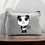 Canvas Pouch with Handle and Zipper Thumbnail