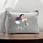 Canvas Pouch with Handle and Zipper Thumbnail