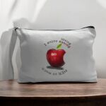 Canvas Pouch with Handle and Zipper Thumbnail