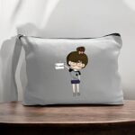 Canvas Pouch with Handle and Zipper Thumbnail