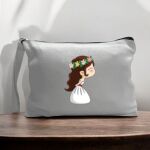 Canvas Pouch with Handle and Zipper Thumbnail