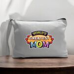 Canvas Pouch with Handle and Zipper Thumbnail