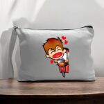 Canvas Pouch with Handle and Zipper Thumbnail