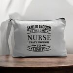 Canvas Pouch with Handle and Zipper Thumbnail