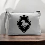 Canvas Pouch with Handle and Zipper Thumbnail