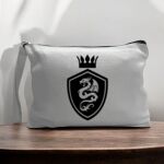 Canvas Pouch with Handle and Zipper Thumbnail