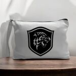 Canvas Pouch with Handle and Zipper Thumbnail