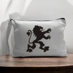 Canvas Pouch with Handle and Zipper Thumbnail