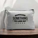 Canvas Pouch with Handle and Zipper Thumbnail