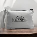 Canvas Pouch with Handle and Zipper Thumbnail