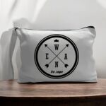 Canvas Pouch with Handle and Zipper Thumbnail