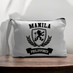 Canvas Pouch with Handle and Zipper Thumbnail