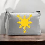 Canvas Pouch with Handle and Zipper Thumbnail
