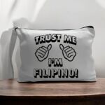 Canvas Pouch with Handle and Zipper Thumbnail
