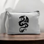 Canvas Pouch with Handle and Zipper Thumbnail