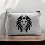 Canvas Pouch with Handle and Zipper Thumbnail