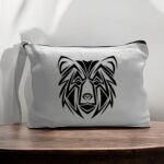 Canvas Pouch with Handle and Zipper Thumbnail