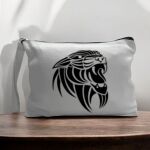 Canvas Pouch with Handle and Zipper Thumbnail