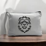 Canvas Pouch with Handle and Zipper Thumbnail