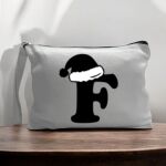 Canvas Pouch with Handle and Zipper Thumbnail