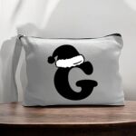 Canvas Pouch with Handle and Zipper Thumbnail