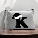 Canvas Pouch with Handle and Zipper Thumbnail