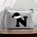Canvas Pouch with Handle and Zipper Thumbnail