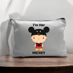 Canvas Pouch with Handle and Zipper Thumbnail