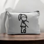Canvas Pouch with Handle and Zipper Thumbnail